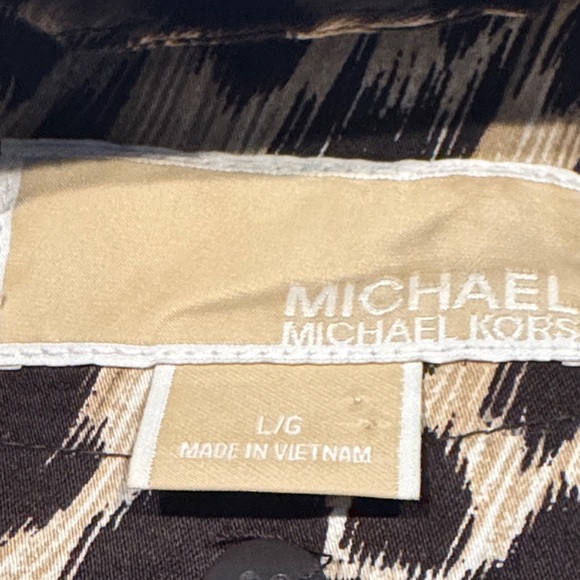 MICHAEL Michael Kors Leopard Print Trench Coat - Picture 15 of 15